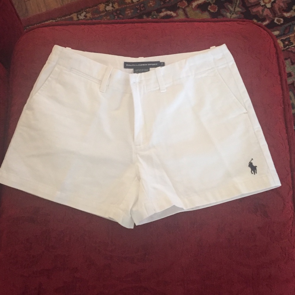 Ralph Lauren white shorts, size 2